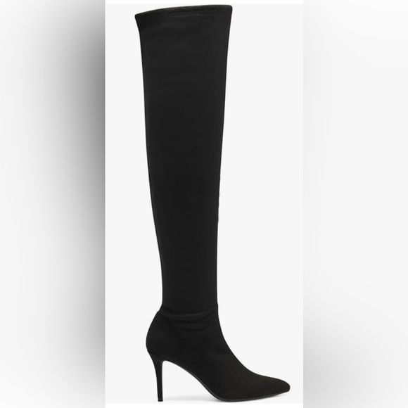Black Knee-High Boots - Picture 1 of 3
